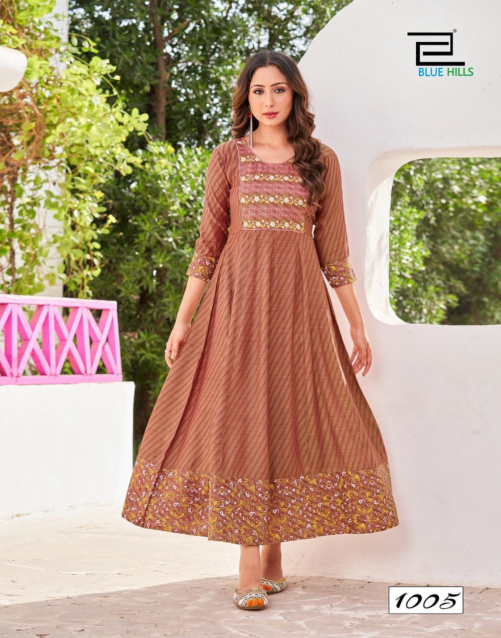 Blue Hills Bachelor 1 Heavy Latest Festive Wear Rayon Anarkali Kurti Collection